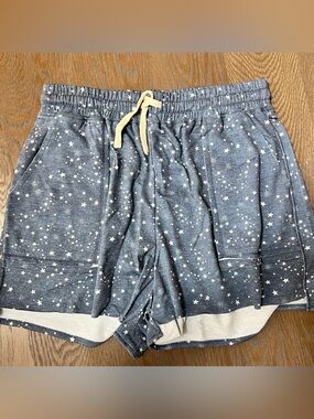 LA Threads Active Starburst Celestial Shorts Blue M